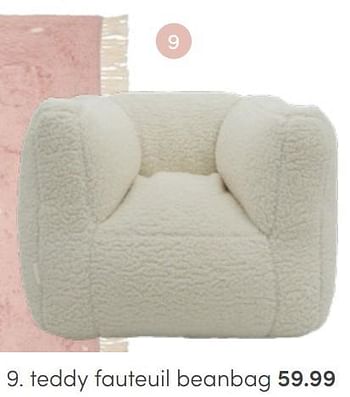 Aanbiedingen Teddy fauteuil beanbag - Jollein - Geldig van 19/06/2022 tot 02/07/2022 bij Baby & Tiener Megastore