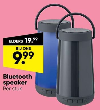 Aanbiedingen Bluetooth speaker - Huismerk - Big Bazar - Geldig van 20/06/2022 tot 03/07/2022 bij Big Bazar