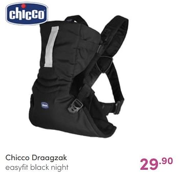 Aanbiedingen Chicco draagzak easyfit black night - Chicco - Geldig van 26/06/2022 tot 02/07/2022 bij Baby & Tiener Megastore