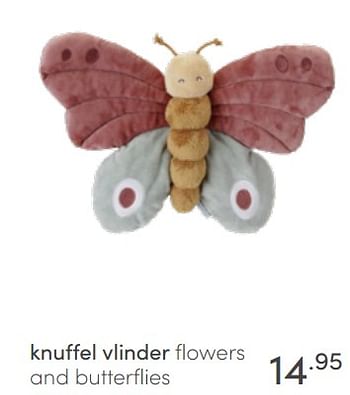 Aanbiedingen Knuffel vlinder flowers and butterflies - Little Dutch - Geldig van 26/06/2022 tot 02/07/2022 bij Baby & Tiener Megastore