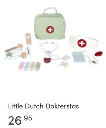 Aanbiedingen Little dutch dokterstas - Little Dutch - Geldig van 26/06/2022 tot 02/07/2022 bij Baby & Tiener Megastore