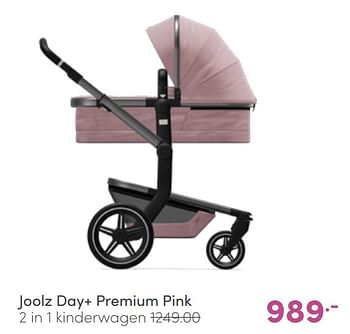 Aanbiedingen Joolz day+ premium pink 2 in 1 kinderwagen - Joolz - Geldig van 26/06/2022 tot 02/07/2022 bij Baby & Tiener Megastore