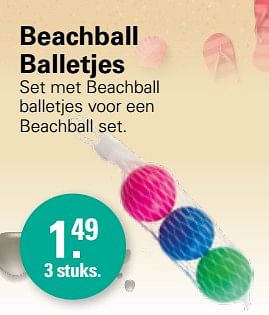 Aanbiedingen Beachball balletjes - Huismerk - De Online Drogist - Geldig van 22/06/2022 tot 09/07/2022 bij De Online Drogist