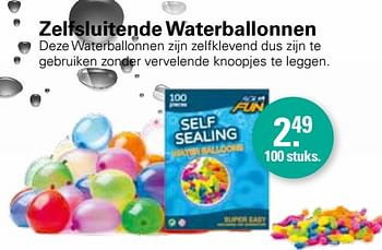 Aanbiedingen Zelfsluitende waterballonnen - Huismerk - De Online Drogist - Geldig van 22/06/2022 tot 09/07/2022 bij De Online Drogist
