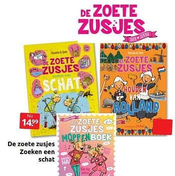 Aanbiedingen De zoete zusjes zoeken een schat - Huismerk - Boekenvoordeel - Geldig van 24/06/2022 tot 04/09/2022 bij Boekenvoordeel