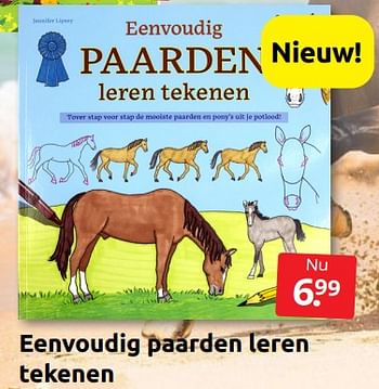Aanbiedingen Eenvoudig paarden leren tekenen - Huismerk - Boekenvoordeel - Geldig van 24/06/2022 tot 04/09/2022 bij Boekenvoordeel
