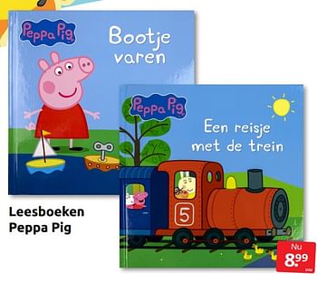 Aanbiedingen Leesboeken peppa pig - Huismerk - Boekenvoordeel - Geldig van 24/06/2022 tot 04/09/2022 bij Boekenvoordeel