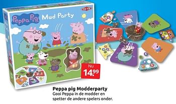 Aanbiedingen Peppa pig modderparty - Tactic - Geldig van 24/06/2022 tot 04/09/2022 bij Boekenvoordeel