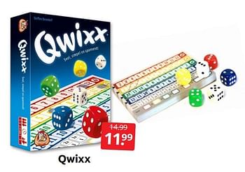 Aanbiedingen Qwixx - White Goblin Games - Geldig van 24/06/2022 tot 04/09/2022 bij Boekenvoordeel
