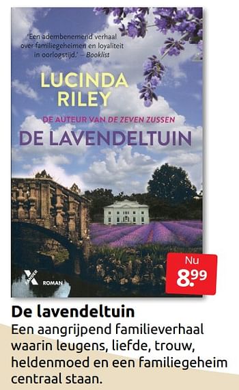 Aanbiedingen De lavendeltuin - Huismerk - Boekenvoordeel - Geldig van 24/06/2022 tot 04/09/2022 bij Boekenvoordeel