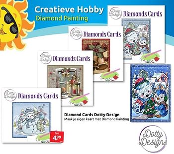 Aanbiedingen Diamond cards dotty design - Huismerk - Boekenvoordeel - Geldig van 24/06/2022 tot 04/09/2022 bij Boekenvoordeel