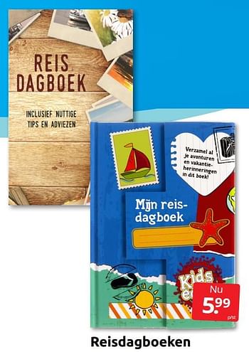 Aanbiedingen Reisdagboeken - Huismerk - Boekenvoordeel - Geldig van 24/06/2022 tot 04/09/2022 bij Boekenvoordeel