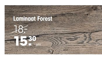 Aanbiedingen Laminaat forest - Huismerk - Kwantum - Geldig van 11/07/2022 tot 17/07/2022 bij Kwantum