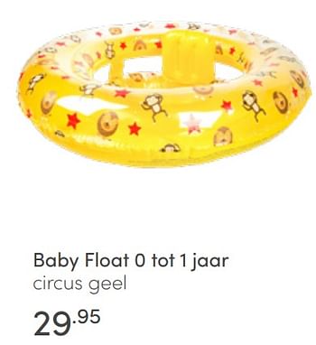 Aanbiedingen Baby float circus geel - Swim Essentials - Geldig van 03/07/2022 tot 09/07/2022 bij Baby & Tiener Megastore