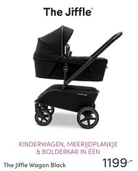 Aanbiedingen The jiffle wagon black - The jiffle - Geldig van 03/07/2022 tot 09/07/2022 bij Baby & Tiener Megastore