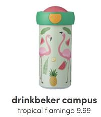 Aanbiedingen Drinkbeker campus tropical flamingo - Mepal - Geldig van 03/07/2022 tot 09/07/2022 bij Baby & Tiener Megastore