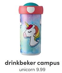Aanbiedingen Drinkbeker campus unicorn - Mepal - Geldig van 03/07/2022 tot 09/07/2022 bij Baby & Tiener Megastore