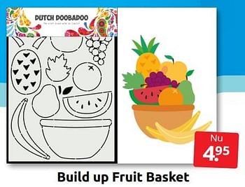Aanbiedingen Build up fruit basket - Dutch Doobadoo - Geldig van 02/07/2022 tot 10/07/2022 bij Boekenvoordeel