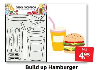 Aanbiedingen Build up hamburger - Dutch Doobadoo - Geldig van 02/07/2022 tot 10/07/2022 bij Boekenvoordeel
