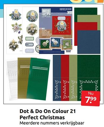 Aanbiedingen Dot + do on colour 21 perfect christmas - Huismerk - Boekenvoordeel - Geldig van 02/07/2022 tot 10/07/2022 bij Boekenvoordeel