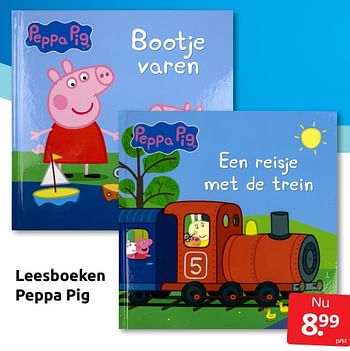 Aanbiedingen Leesboeken peppa pig - Huismerk - Boekenvoordeel - Geldig van 02/07/2022 tot 10/07/2022 bij Boekenvoordeel