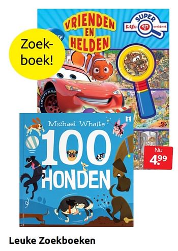 Aanbiedingen Leuke zoekboeken - Huismerk - Boekenvoordeel - Geldig van 02/07/2022 tot 10/07/2022 bij Boekenvoordeel
