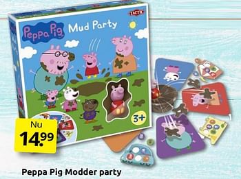 Aanbiedingen Peppa pig modder party - Tactic - Geldig van 02/07/2022 tot 10/07/2022 bij Boekenvoordeel