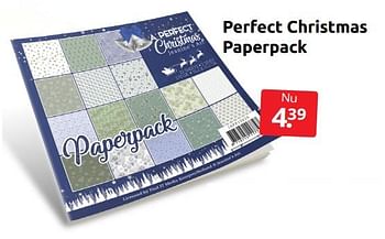 Aanbiedingen Perfect christmas paperpack - Echo Park Paper Company - Geldig van 02/07/2022 tot 10/07/2022 bij Boekenvoordeel