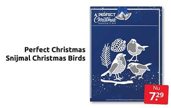 Aanbiedingen Perfect christmas snijmal christmas birds - Echo Park Paper Company - Geldig van 02/07/2022 tot 10/07/2022 bij Boekenvoordeel