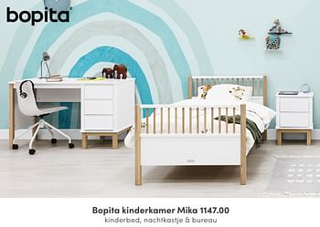 Aanbiedingen Bopita kinderkamer mika - Bopita - Geldig van 03/07/2022 tot 16/07/2022 bij Baby & Tiener Megastore