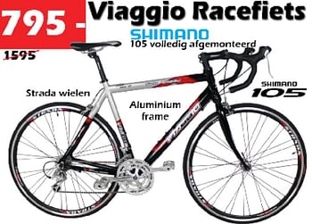 Aanbiedingen Viaggio racefiets - Shimano - Geldig van 23/06/2022 tot 17/07/2022 bij Itek