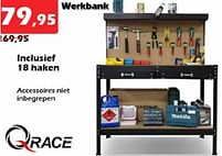 Aanbiedingen Werkbank - Qrace - Geldig van 23/06/2022 tot 17/07/2022 bij Itek