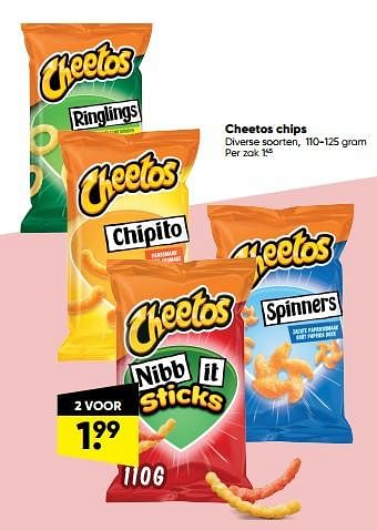 Aanbiedingen Cheetos chips - Cheetos  - Geldig van 04/07/2022 tot 17/07/2022 bij Big Bazar