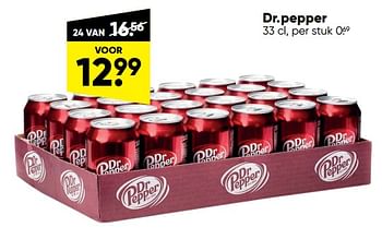 Aanbiedingen Dr. pepper - Dr. Pepper - Geldig van 04/07/2022 tot 17/07/2022 bij Big Bazar