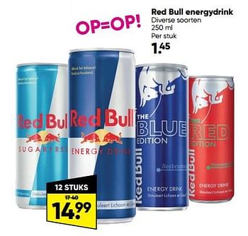 Aanbiedingen Red bull energydrink - Red Bull - Geldig van 04/07/2022 tot 17/07/2022 bij Big Bazar