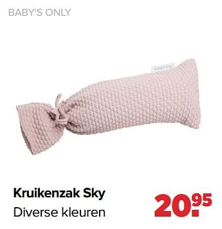 Aanbiedingen Baby`s only kruikenzak sky - Baby's Only - Geldig van 04/07/2022 tot 30/07/2022 bij Baby-Dump