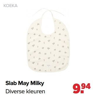 Aanbiedingen Koeka slab may milky - Koeka - Geldig van 04/07/2022 tot 30/07/2022 bij Baby-Dump