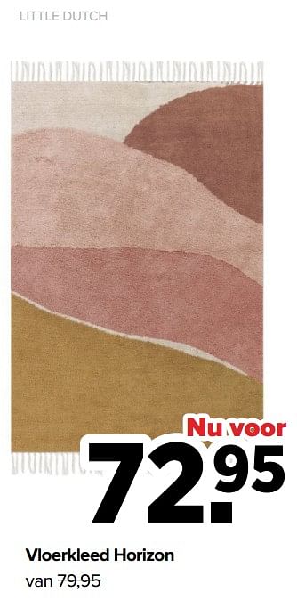 Aanbiedingen Little dutch vloerkleed horizon - Little Dutch - Geldig van 04/07/2022 tot 30/07/2022 bij Baby-Dump
