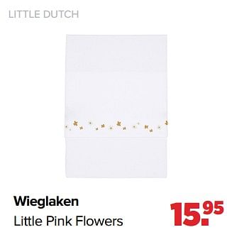 Aanbiedingen Little dutch wieglaken little pink flowers - Little Dutch - Geldig van 04/07/2022 tot 30/07/2022 bij Baby-Dump