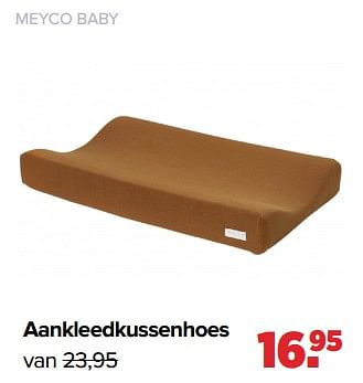 Aanbiedingen Meyco baby aankleedkussenhoes - Meyco - Geldig van 04/07/2022 tot 30/07/2022 bij Baby-Dump