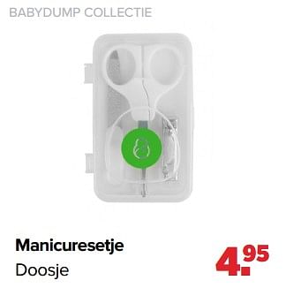 Aanbiedingen Babydump collectie manicuresetje doosje - Huismerk - Baby-Dump - Geldig van 04/07/2022 tot 30/07/2022 bij Baby-Dump