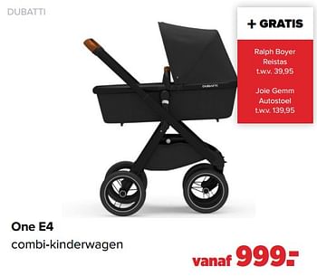 Aanbiedingen Dubatti one e4 combi-kinderwagen - Dubatti  - Geldig van 04/07/2022 tot 30/07/2022 bij Baby-Dump