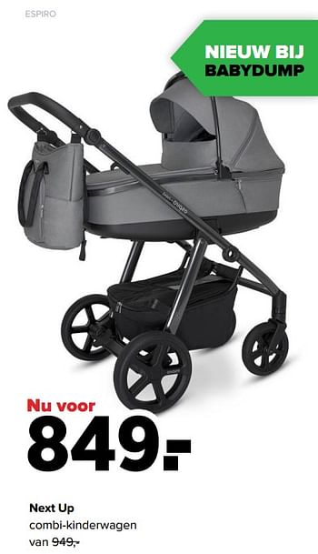 Aanbiedingen Espiro next up combi-kinderwagen - Espiro - Geldig van 04/07/2022 tot 30/07/2022 bij Baby-Dump