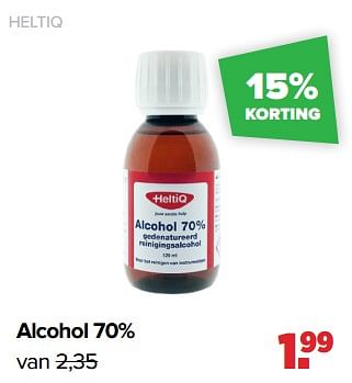 Aanbiedingen Heltiq alcohol 70% - Heltiq - Geldig van 04/07/2022 tot 30/07/2022 bij Baby-Dump