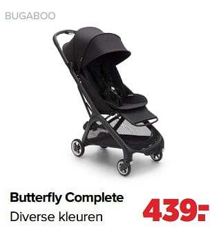 Aanbiedingen Bugaboo butterfly complete - Bugaboo - Geldig van 04/07/2022 tot 30/07/2022 bij Baby-Dump