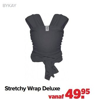 Aanbiedingen Bykay stretchy wrap deluxe - Bykay - Geldig van 04/07/2022 tot 30/07/2022 bij Baby-Dump