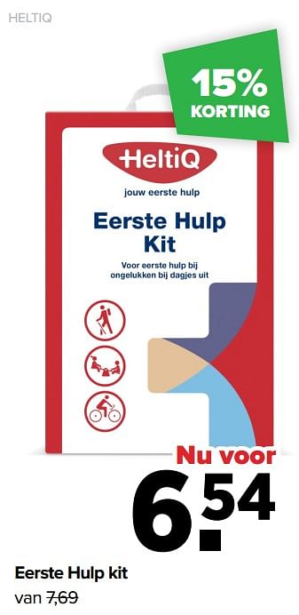 Aanbiedingen Heltiq eerste hulp kit - Heltiq - Geldig van 04/07/2022 tot 30/07/2022 bij Baby-Dump
