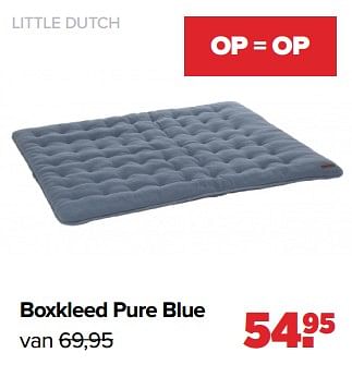 Aanbiedingen Little dutch boxkleed pure blue - Little Dutch - Geldig van 04/07/2022 tot 30/07/2022 bij Baby-Dump