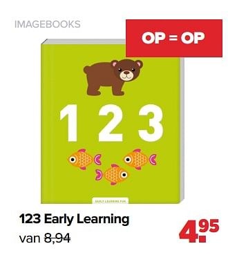 Aanbiedingen Imagebooks 123 early learning - Imagebooks - Geldig van 04/07/2022 tot 30/07/2022 bij Baby-Dump