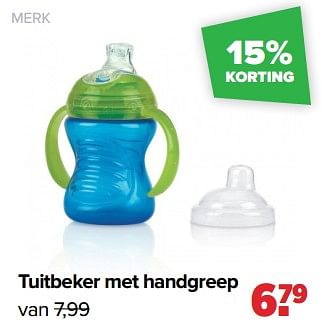Aanbiedingen Tuitbeker met handgreep - Nuby - Geldig van 04/07/2022 tot 30/07/2022 bij Baby-Dump